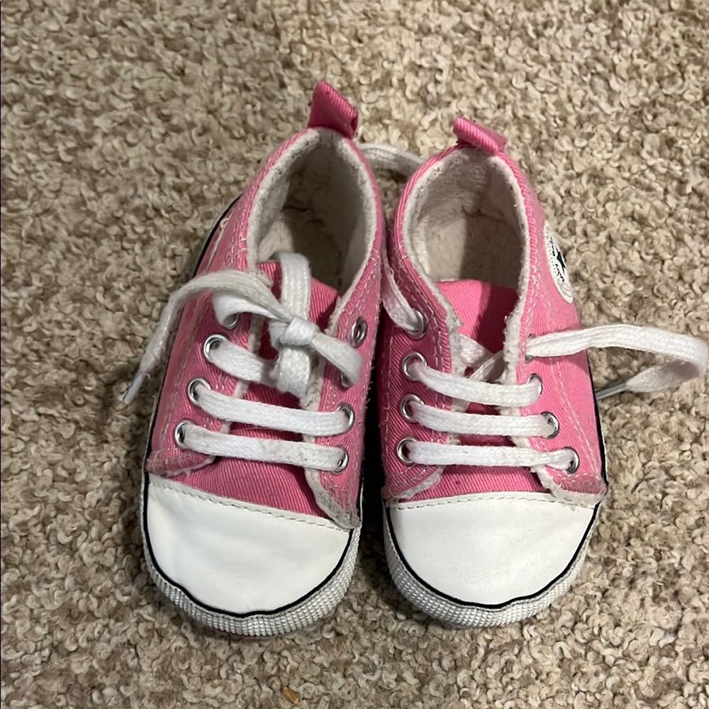 Pink baby converse look a like.